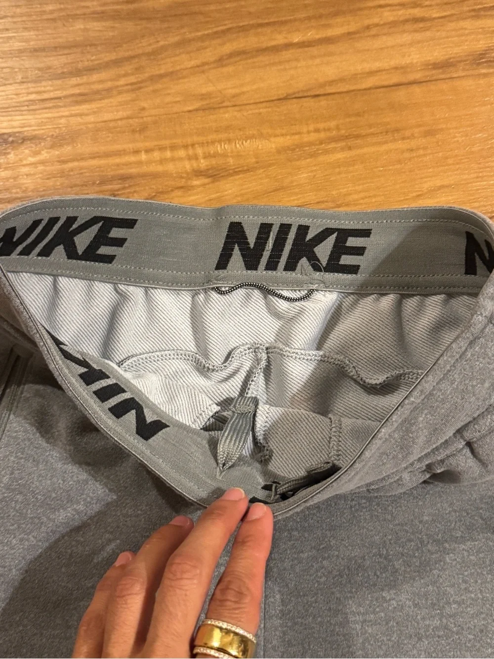 Nike Women’s Grey Dri-FIT Jogger Pants